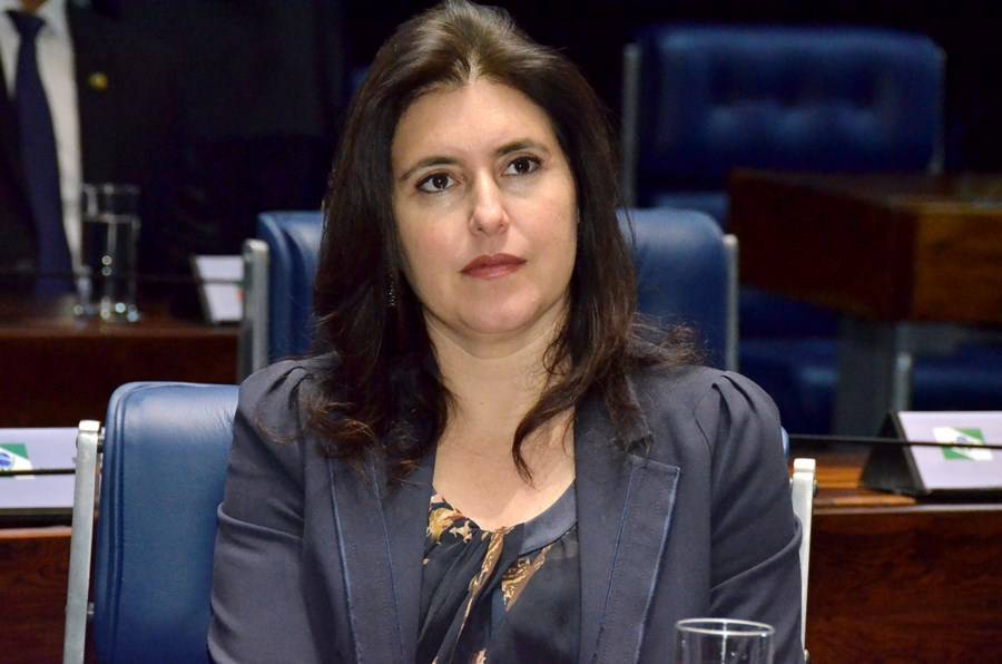 Simone Tebet é escolhida candidata do MDB à presidência do Senado