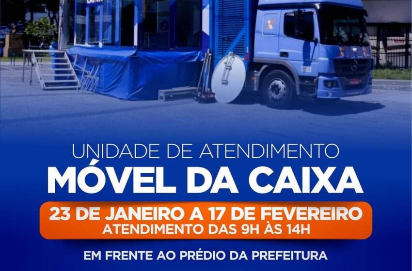  O caminhão-agência designado pela Caixa já está em Machadinho D’ Oeste