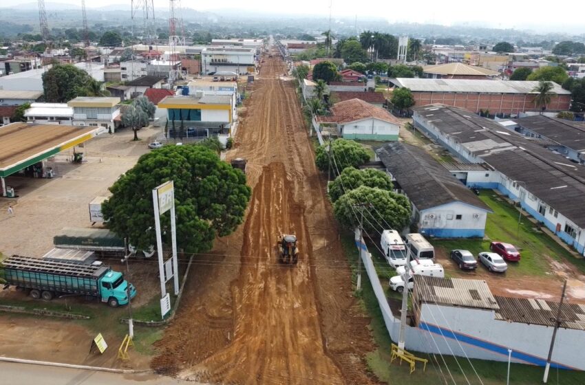  machadinho: iniciam as obras para revitalização do centro