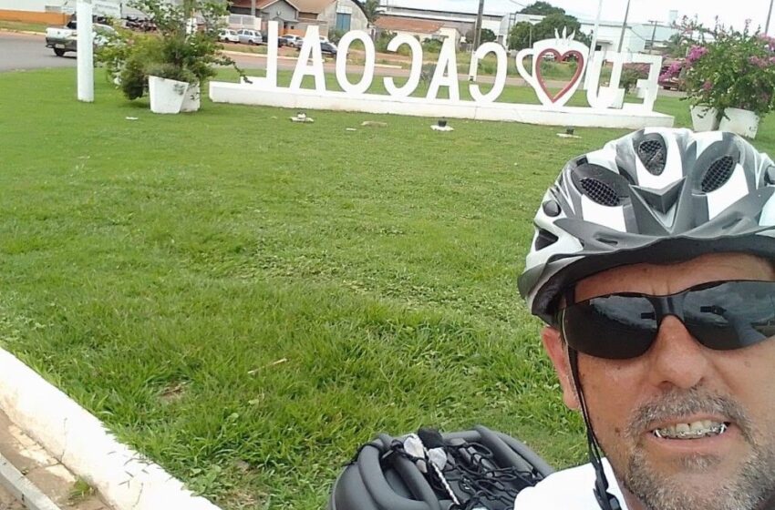  Primeiro dia de viagem de bicicleta, ciclistas dormem em igreja em Presidente Medici, só falta 2.400 km