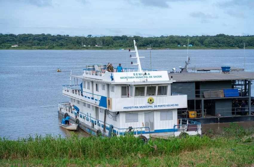  Barco Saúde inicia primeira viagem do ano para atendimento aos ribeirinhos