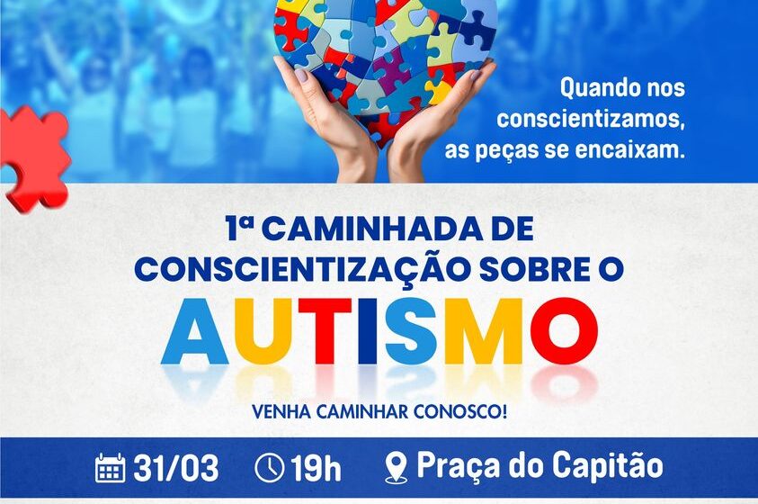  2ª Caminhada de conscientização sobre o Autismo em Jaru acontece na próxima segunda-feira, 01