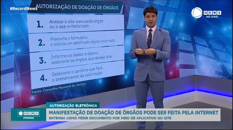  Brasileiros que desejam fazer órgãos podem registrar interesses pela internet;  saiba como