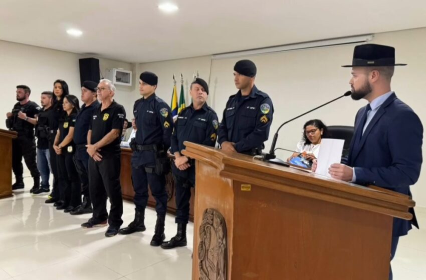  Jaru: Câmara realiza movimento de aplausos a policiais que agiram na captura de acusados ​​de furto a Rondo motos