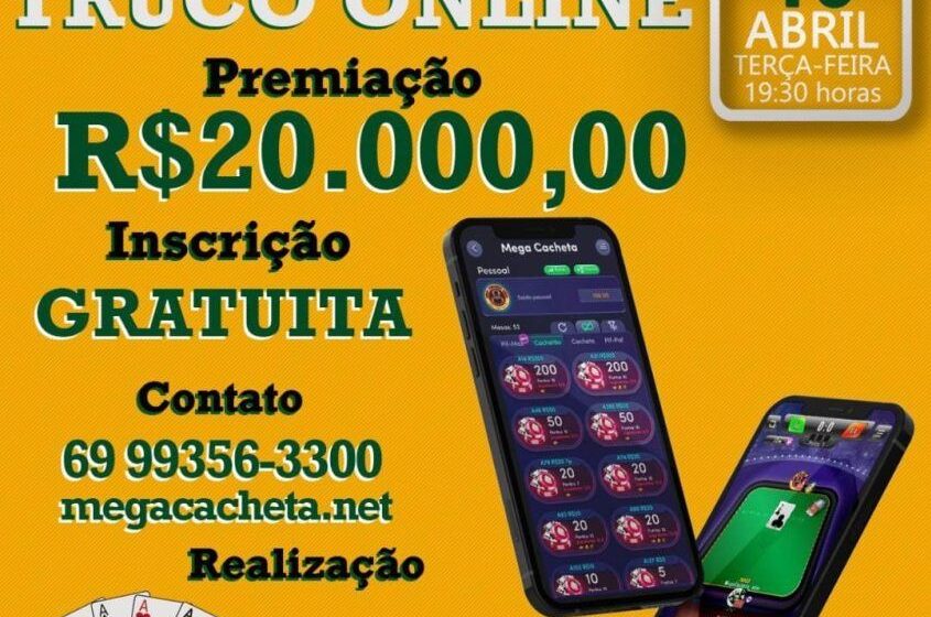  Acontece nesta terça o torneio de truco com premiação de R$20.000,00 e inscrição gratuita