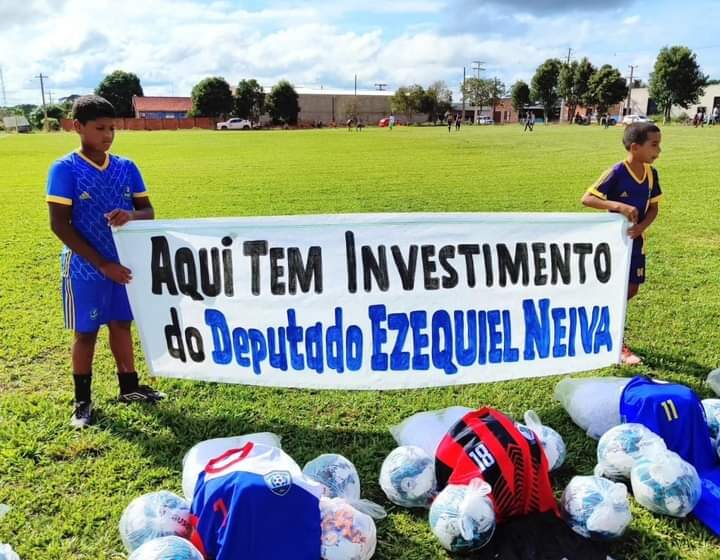  Deputado Ezequiel Neiva Destina Emenda para o campeonato municipal de futebol de Alto Alegre dos Parecis. 