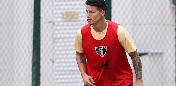  Exame detecta lesão, e James Rodríguez vai desfalcar o São Paulo contra o Flamengo