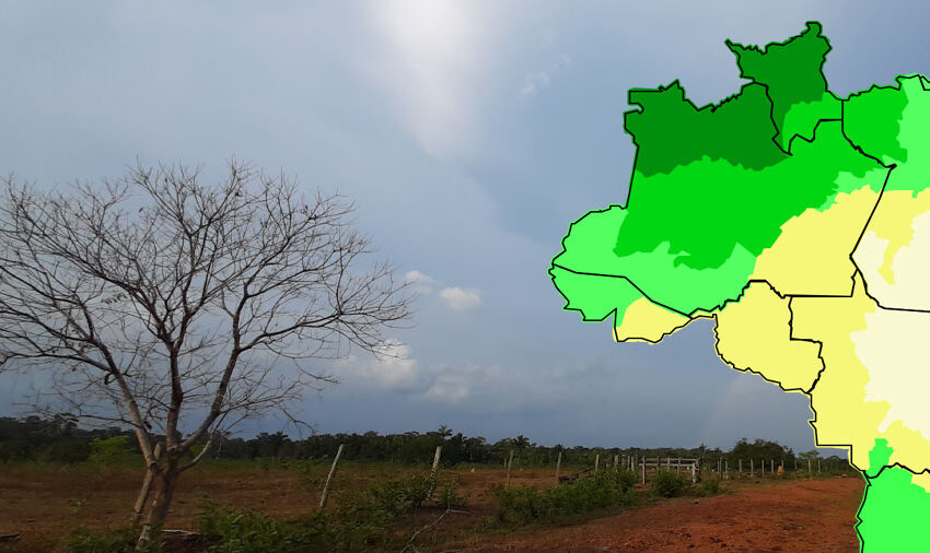  Região Norte: condições atmosféricas pontuam alguns estados com chuva; em Rondônia o cenário continua de secura