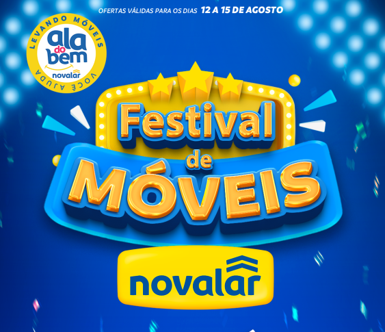  Festival de móveis Novalar conta com ofertas imperdíveis