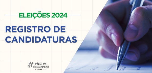  Os partidos deverão apresentar registro de candidaturas até quinta-feira