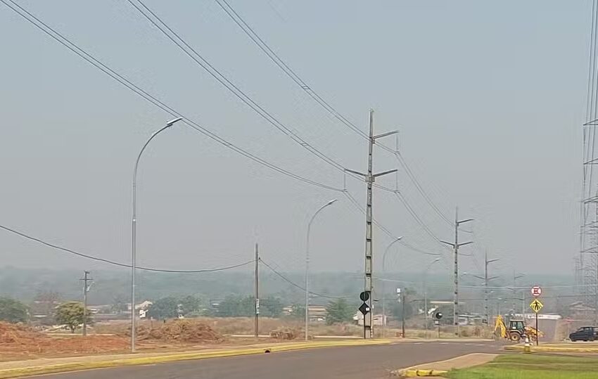  Fumaça de queimadas faz voo com destino a Rondônia retorno para Cuiabá