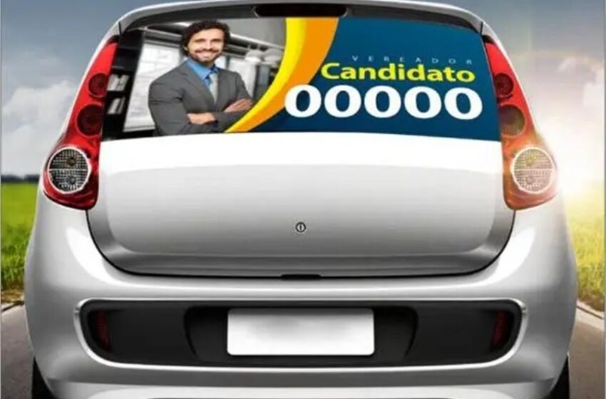  Carros de aplicativo são proibidos de fazer propaganda eleitoral, diz legislação