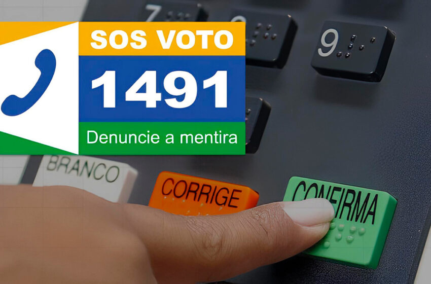  TSE inova e lança o SOS Voto, para denúncias sobre mentiras e desinformação nas eleições