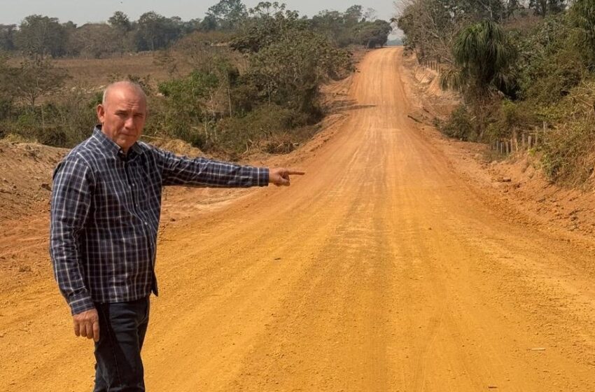  Ezequiel Neiva vistoria obras de melhoria na Linha 5, em Cerejeiras