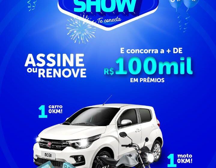  Provedor de Internet WebDA Lança a Maior Promoção dos Últimos Tempos. Promoção Uni Show com  Mais de R$100Mil em Prêmios