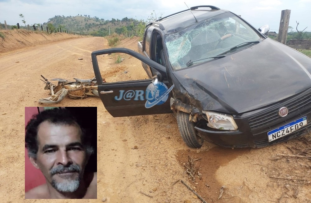 Motociclista Morre em Colisão Frontal com Fiat Strada na Zona Rural de Governador Jorge Teixeira