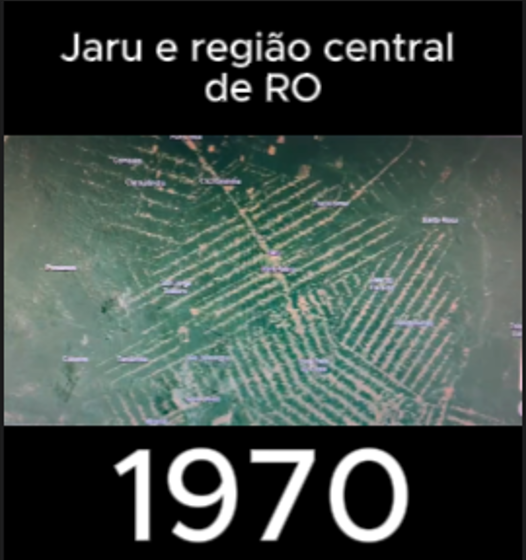  Jaru: Imagens de satélite registram 50 anos de ocupação da cidade e região