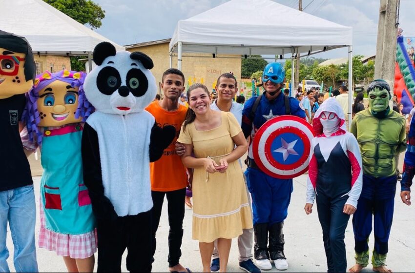  Pedro Fernandes celebra sucesso da Festa Recreativa Criança Feliz em Campo Novo de Rondônia