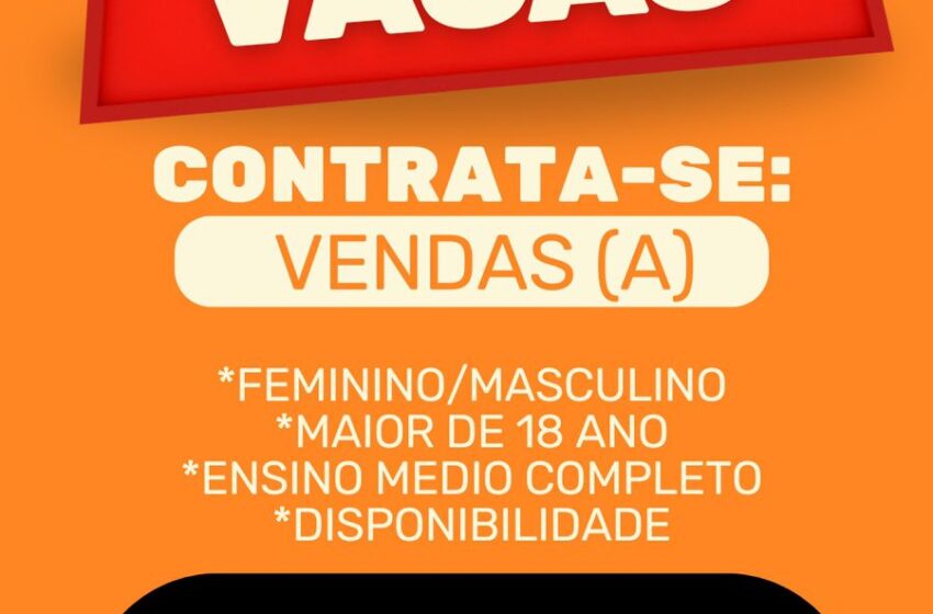  Atenção, Oportunidade de Emprego – Lojas Nacional Magazine – Machadinho D’ Oeste