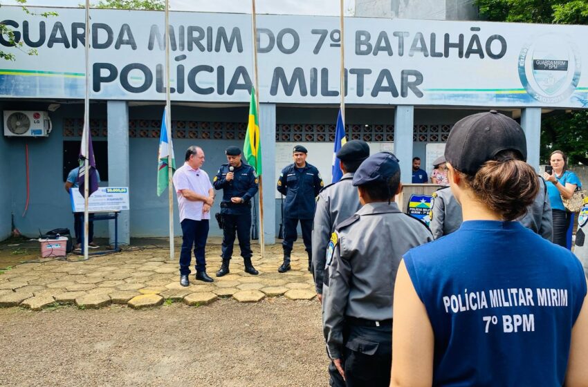  Deputado Pedro Fernandes reforça estrutura do projeto “Renovar” da Polícia Militar Mirim em Ariquemes