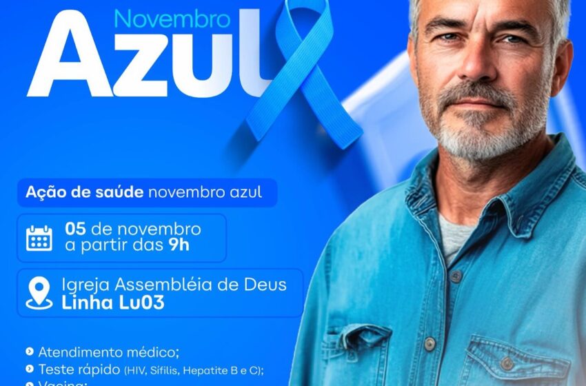  NOVEMBRO AZUL – Ação de saúde novembro azul