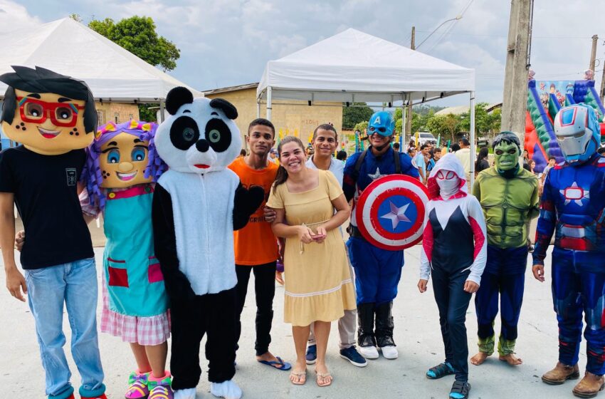  Deputado Pedro Fernandes celebra sucesso da Festa Recreativa Criança Feliz em Campo Novo de Rondônia