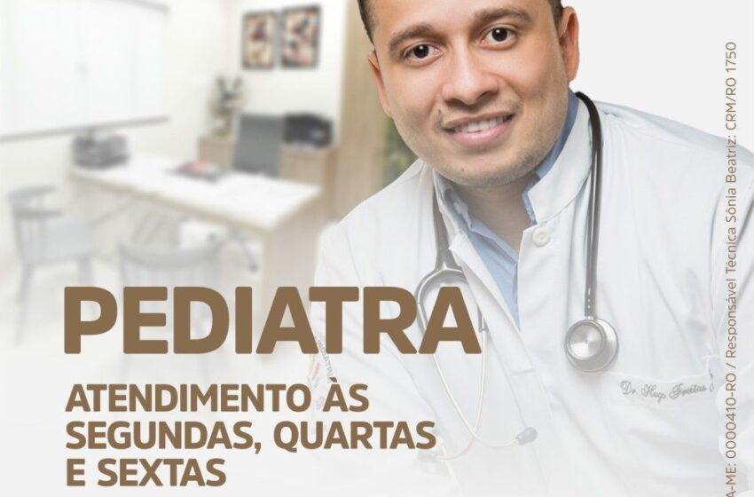  Pediatra Dr. atende na Clin Med