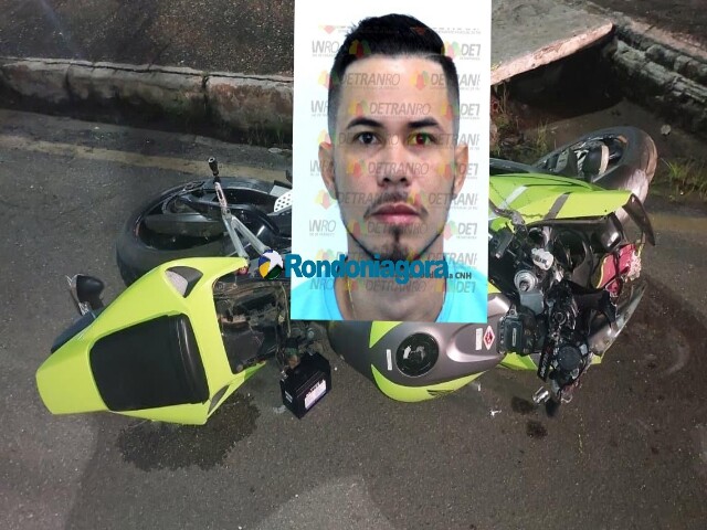 Motociclista não resiste e morre após acidente durante a madrugada