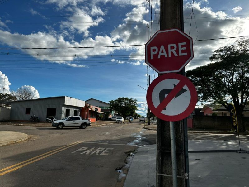 Jaru inicia implantação de novo sentido nas avenidas Brasil e Marechal Rondon