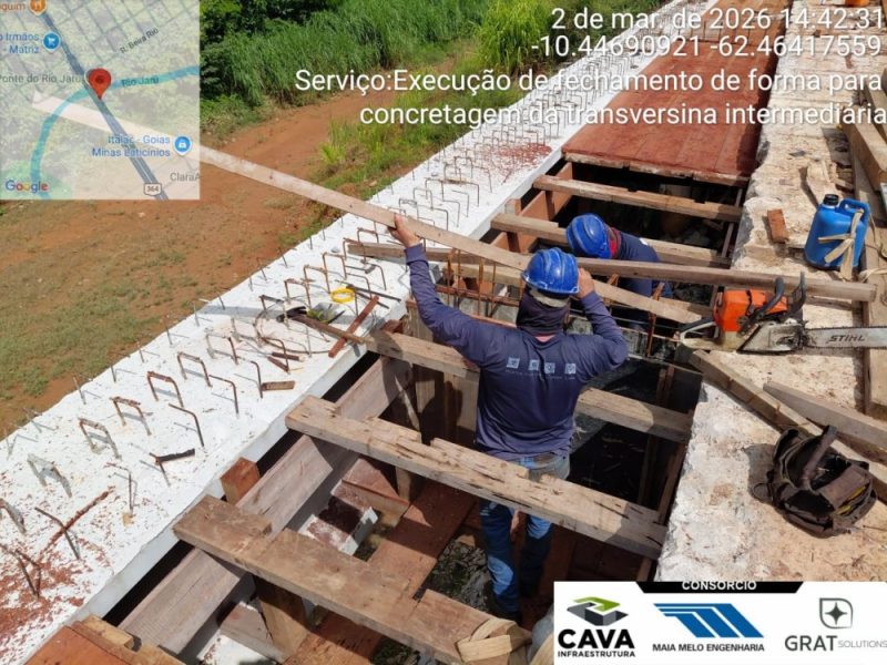 Jaru: Reforma da Ponte Antiga sobre o Rio Jaru avança para reta final