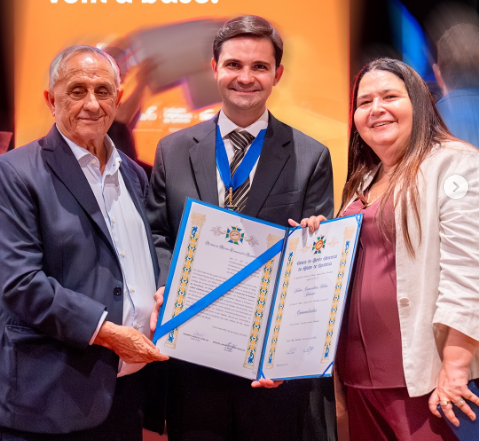 Empresário João Gonçalves Júnior recebe Ordem do Mérito Comercial de Rondônia no Grau de Comendador