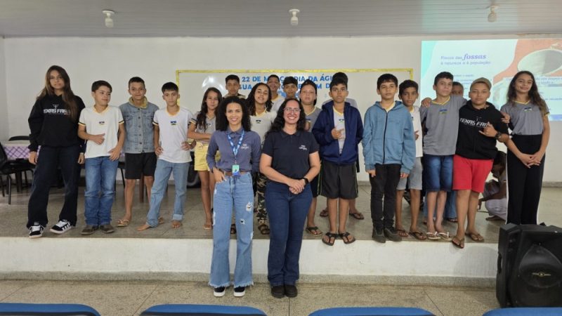 “Água tratada é tudo, é saúde, é vida”, destaca diretora durante ação do Saúde Nota 10 na escola de Jaru