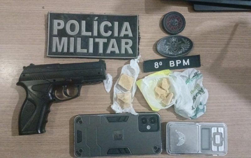 Jaru: Polícia Militar prende suspeita de tráfico de drogas no Setor 07 em ação rápida durante a noite