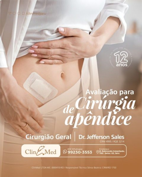 Clin Med: Avaliação para cirurgia de apêndice: quando procurar um cirurgião?