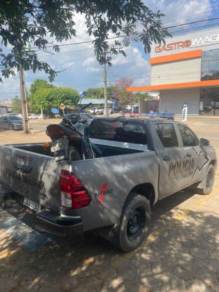 Jaru: PATAMO recupera motocicleta furtada em Ji-Paraná e prende suspeito em obra