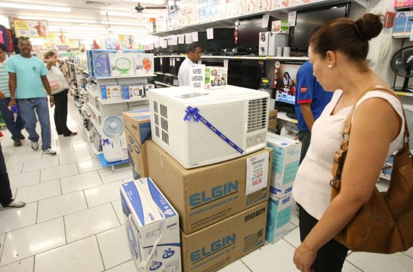  Com onda de calor, preço do ar-condicionado sobre três vezes mais que a inflação