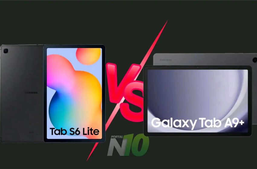 Galaxy Tab S6 Lite vs. Galaxy Tab A9+ qual tablet escolher? De fato