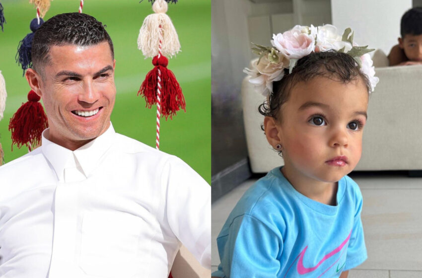  Cristiano Ronaldo se declara à filha caçula em dia de aniversário