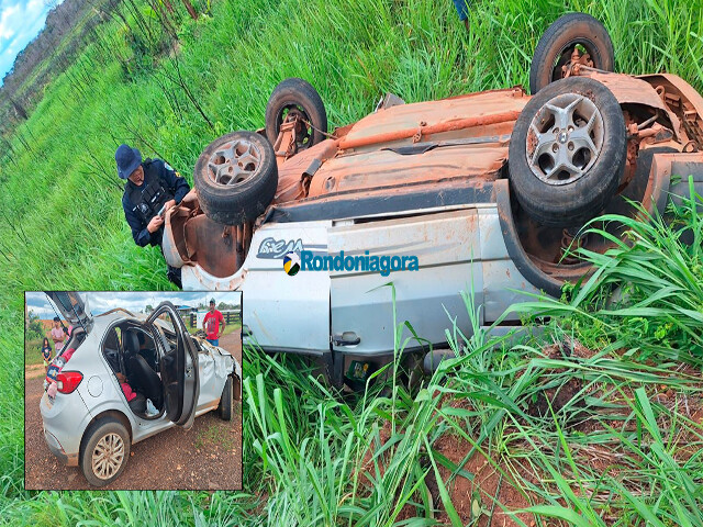 Dois homens morrem em duplo capotamento na BR-364 em Porto Velho