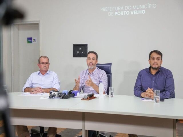  Em coletiva, Léo Moraes apresenta contas públicas e situação fiscal do município de Porto Velho