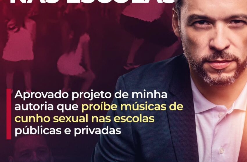  Aprovado Projeto da Autoria do Deputado Delegado Camargo, que Proíbe Musicas de Cunho Sexual nas Escolas Publicas e Privadas