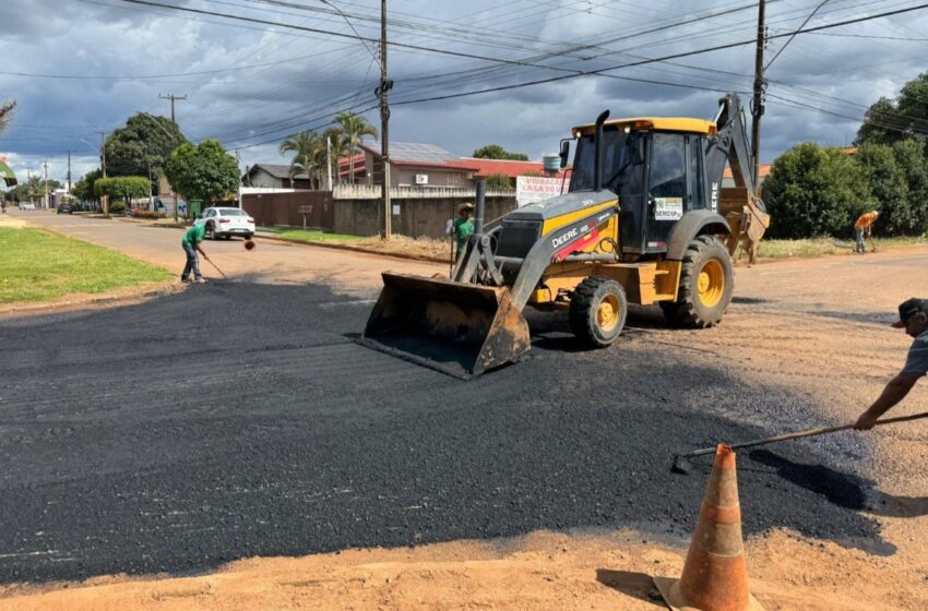  Ação de Ezequiel Neiva garante a execução de “Operação Tapa-Buraco” em Vilhena