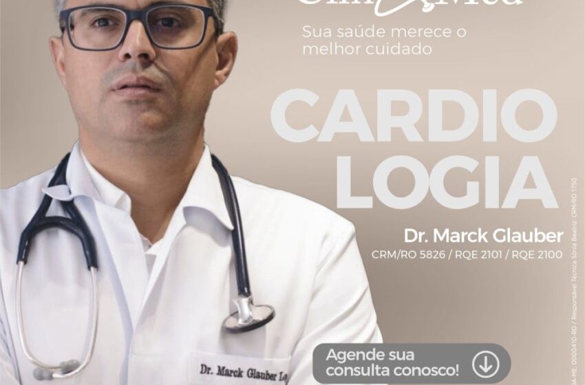 Dr. Marck Glauber, cardiologista Atende na Clin Med