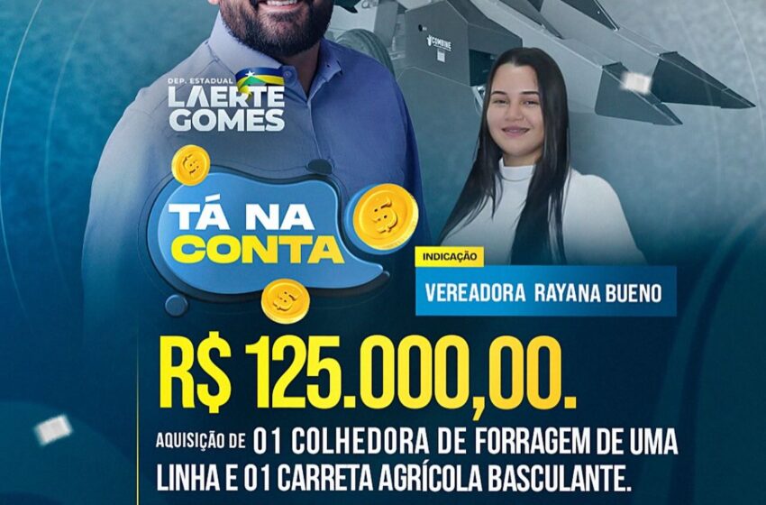  Deputado Laerte Gomes Destina Emenda Para Associação dos Produtores Rurais do Vale do Canaã (Asprovac)