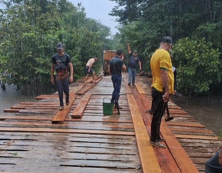  Recuperação de ponte na linha LJ-09  – Machadinho D’ O