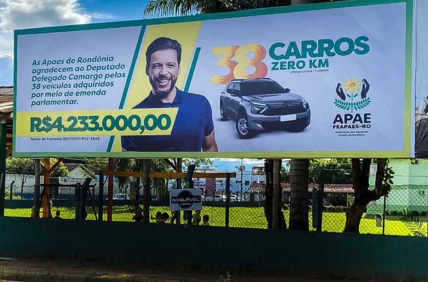  APAEs de Rondônia em agradecimento a emenda do Deputado Delegado Camargo que garante 38 veículos zero km para atender todas as APAEs do estado!