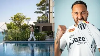  Neymar comprou mansão de 10 quartos com suíte por mais de R$ 50 milhões à vista em Santos