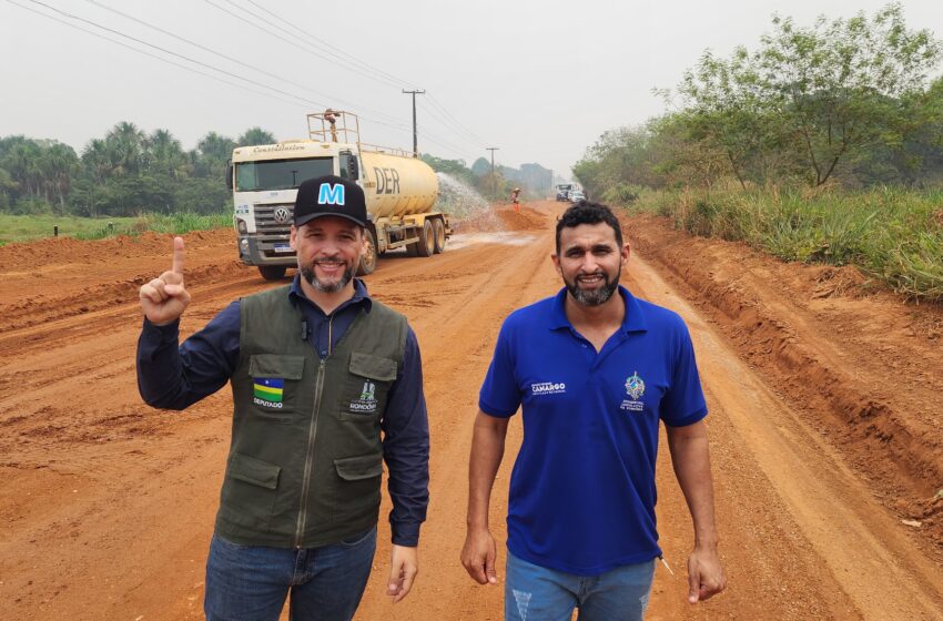  Deputado Delegado Camargo solicita manutenção urgente do Travessão B-20, na RO-458, que liga Alto Paraíso a Triunfo