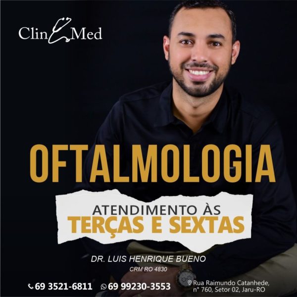 Clin Med oferece atendimento em Oftalmologia em Jaru