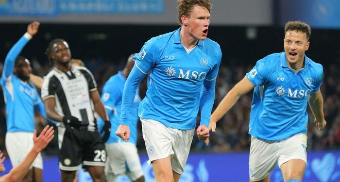 Napoli Tolak Tawaran 2 Klub Liga Inglês para Scott McTominay